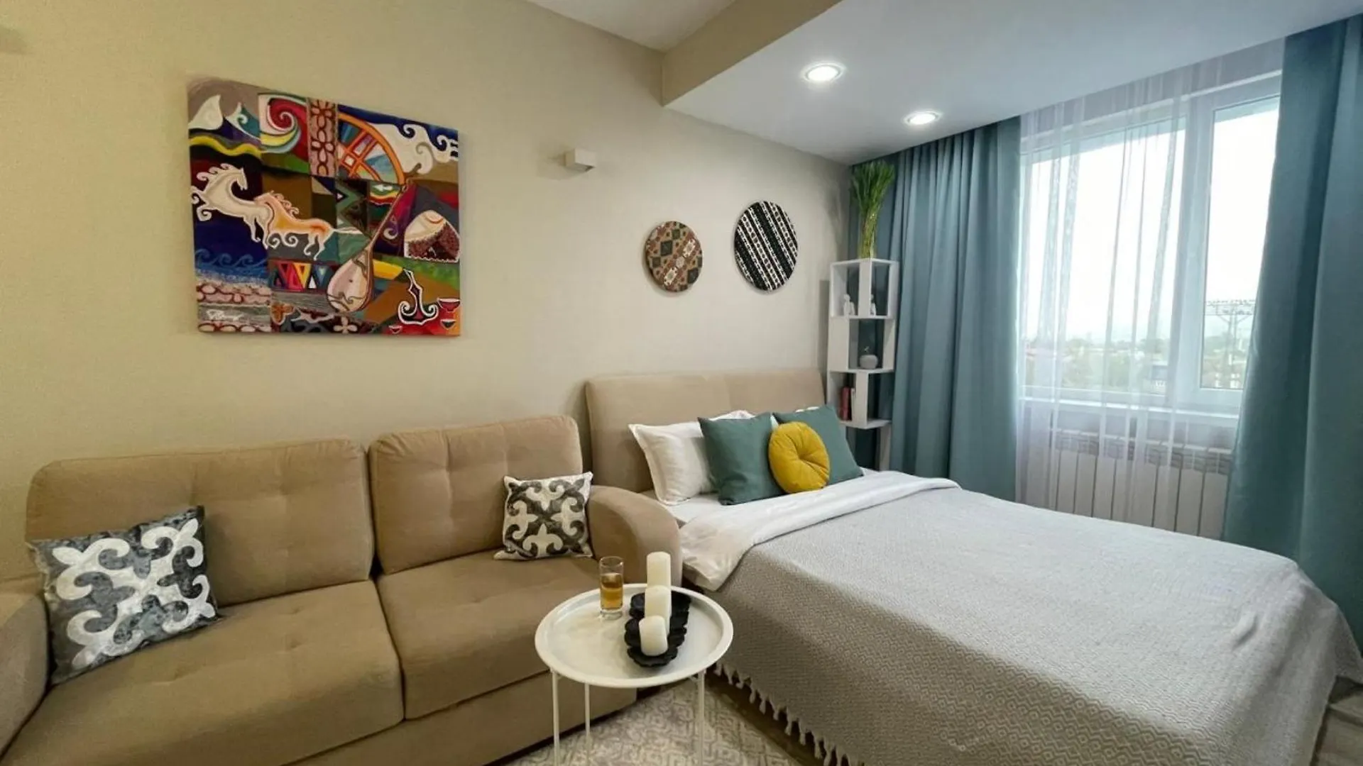Апарт -Отель Жк Молодежный Из 20 Апартаментов В Центре Города Almaty Apartment